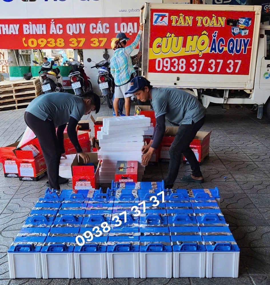 Thay bình Ắc Quy cao cấp Củ Chi