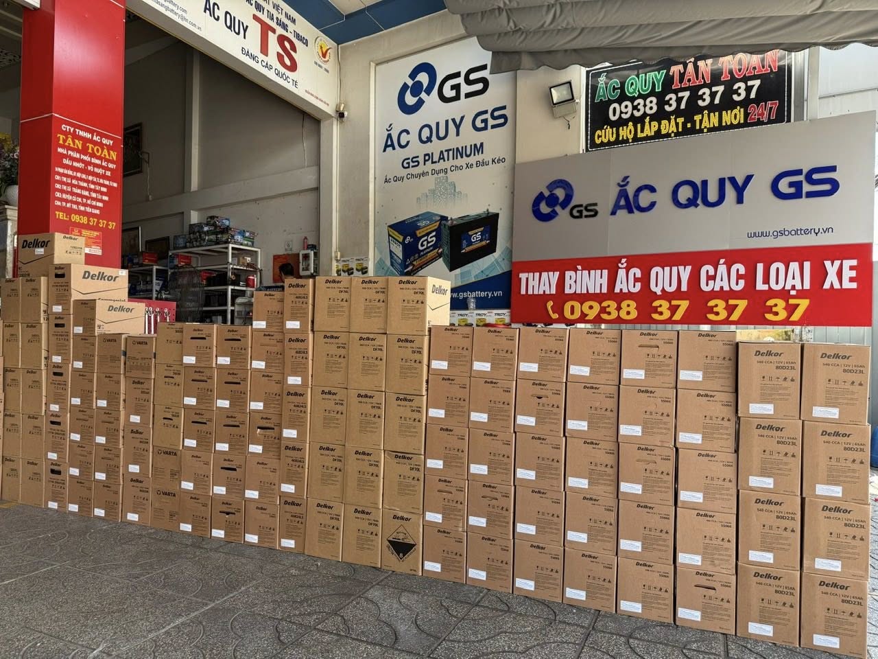 Thay bình Ắc Quy cao cấp Củ Chi
