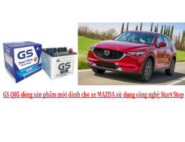 Ắc Quy Chì acid và miễn bảo dưỡng HB GS Q85 dùng cho xe Mazda dòng xe sử dụng công nghệ Start Stop