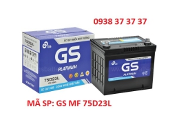 ẮC QUY GS MF 75D23L dùng cho xe KIA CARENS 2.0, MITSU GRANDIS, ...