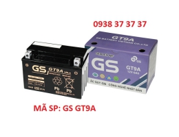 ẮC QUY XE GẮN MÁY GS GT9A dùng cho xe SPACY, ATILA VICTORIA, ELIZABETH, VESPA,...