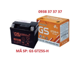 ẮC QUY XE GẮN MÁY GS GTZ5S-H dùng cho xe WAVE, CLICK, LEAD, SCR, NOUVO, MIO,...