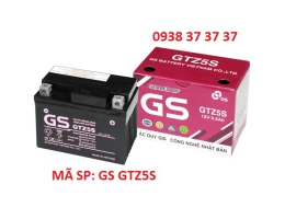 ẮC QUY XE GẮN MÁY GS GTZ5S dùng cho xe WAVE, CLICK, AIR BLADE F1, LEAD, MIO, NOUVO LX LIMITED, ..