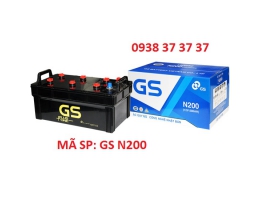 GS N200 ẮC QUY XE BUS 40-50 chổ, tải lớn 8-19 tấn, xe công, xe nâng, năng lượng mặt trời, máy phát 